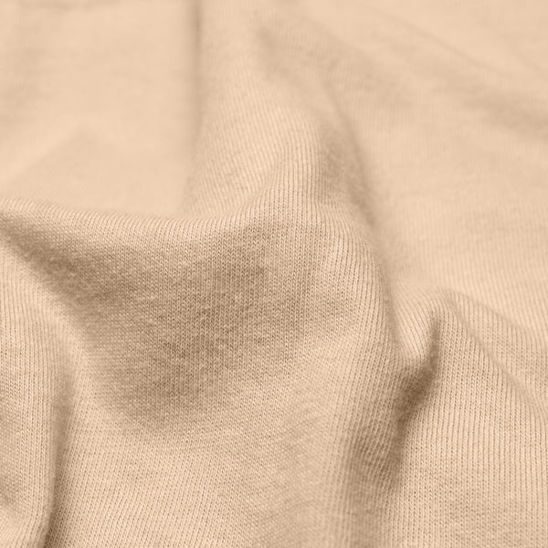 Cotton Blend Spandex Pre Washed Fleece Knit Fabric by the Yard