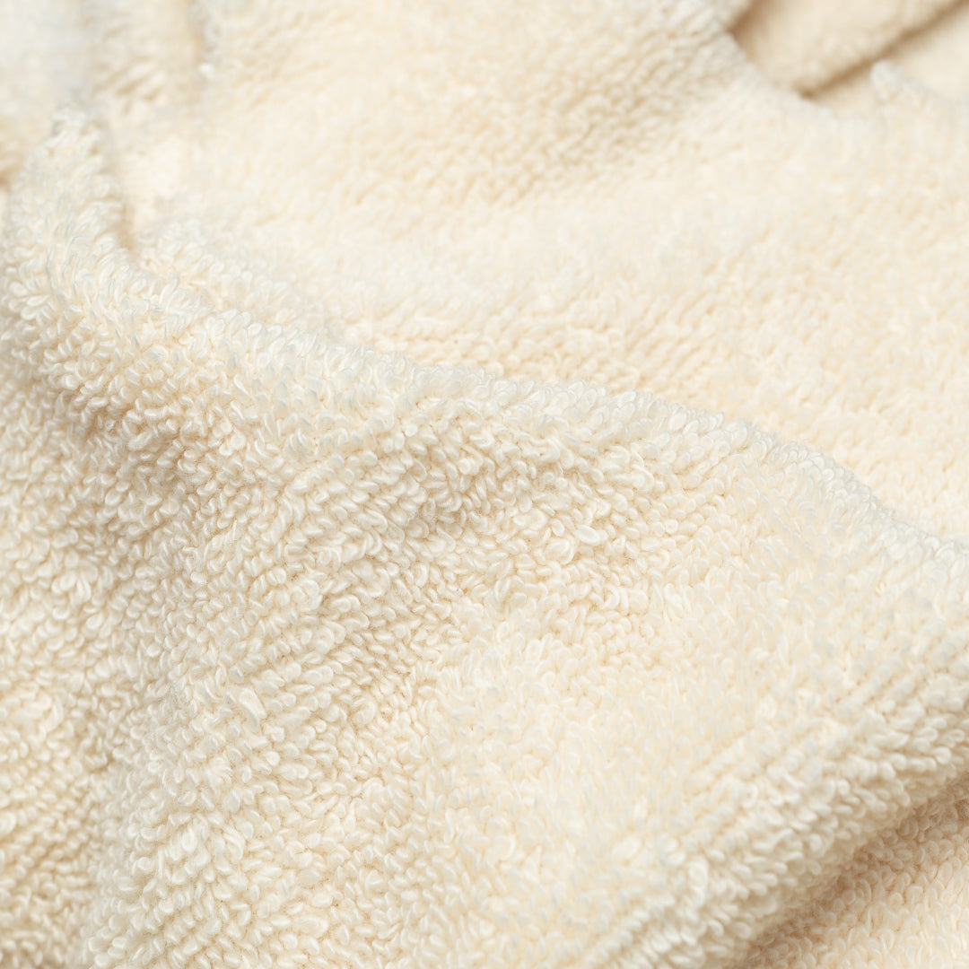 US organic cotton polyester nantucket terry natural 18-18.5 oz