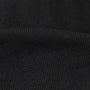 Côtes 2x1 polyester recyclé coton biologique spandex noir 8.5-9 oz