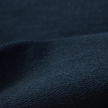 French terry épais coton biologique noir 15.5-16 oz