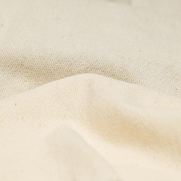 French terry US organic cotton natural 11.5-12 oz