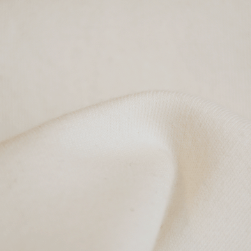 Fabric washed bamboo cotton interlock natural 12-12.5 oz