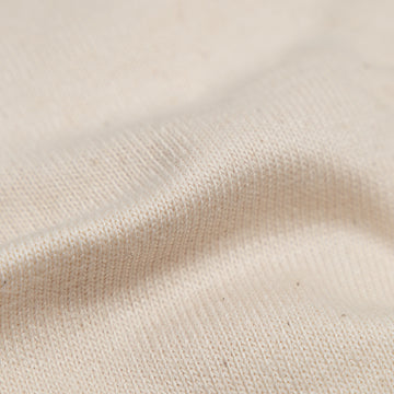 Jersey épais coton biologique naturel effet pull